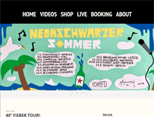 Tablet Screenshot of neonschwarz-music.com